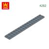 High-Quality 22Pcs/lot 4282 Thin Blocks Plate 2x16 Base Plate Works With featuring Block Moc Colour City Accessories Parts