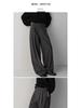 Façade Pattern High Waist Wide-Leg Casual Suit Pants for Women - Slimming, Floor-Length, Spring & Autumn Style