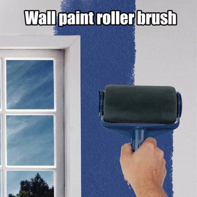 Refillable Paint Roller Brush Large Capacity Home Decorating House Painting Roller Living Room Kitchen Bedroom Wall Painting Tools