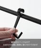 Yamazaki Jitsugyo 6128 Hat Storage Stand Black Approx. W40.5-70 X D15 X H37cm Tower Hat Rack Prevents Deformation