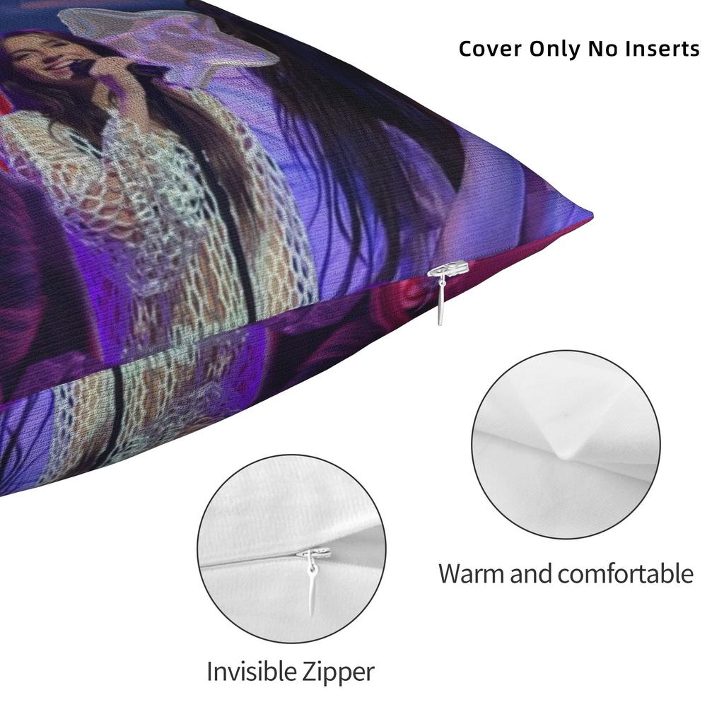 Decorative Pillowcase Tate Mcrae Pop Singer Product Car Pillow Case Cover Square Style Multi-Size