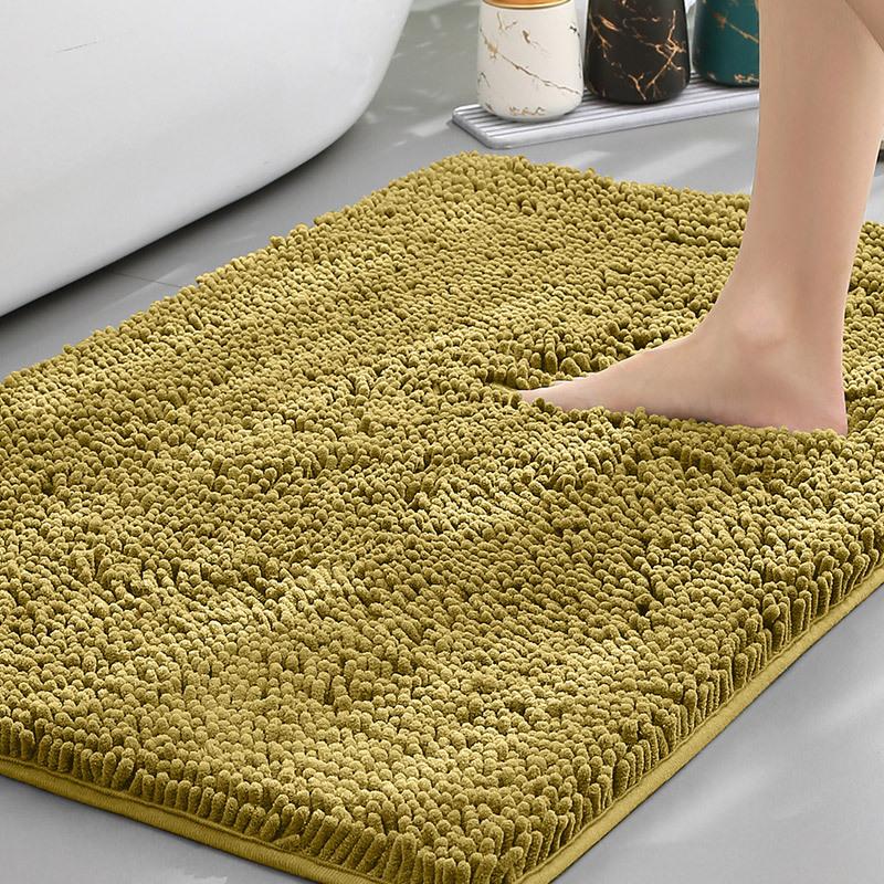 Water-absorbent Non-slip Foot Mat,Chenier Carpet,Bathroom Mat, Anti Slip Carpet, Bathroom Floor Mat