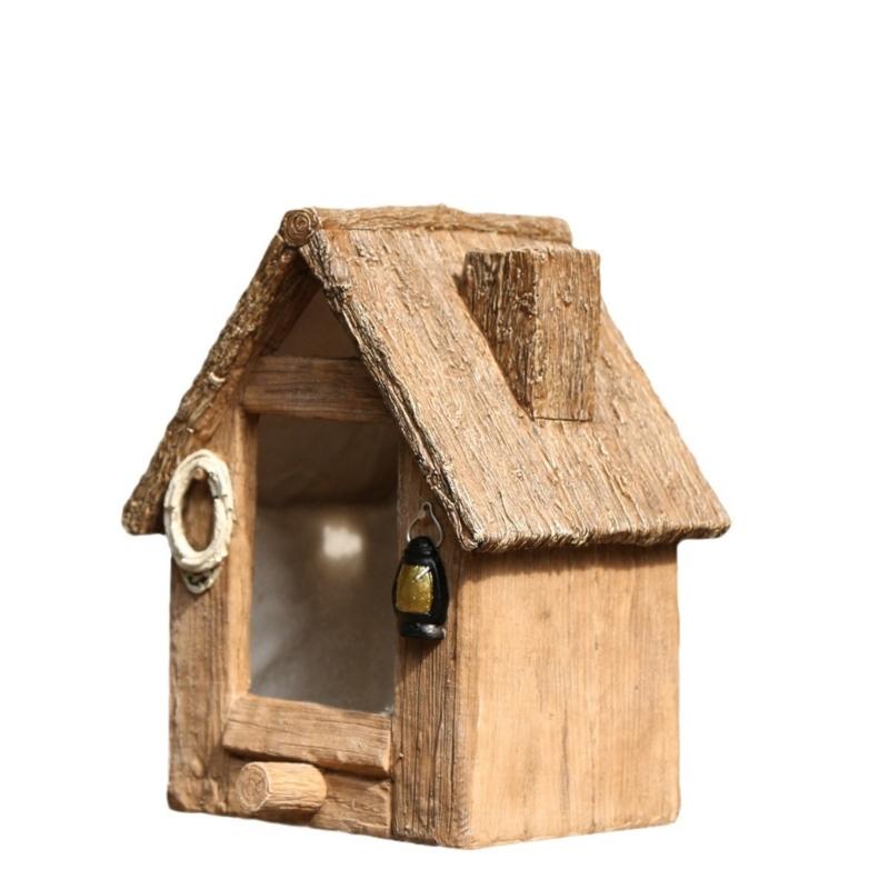 Bird Hut Nest Hanging House for Small Medium Bird Wild BirdhouseS Toy Nest Perches for Courtyards
