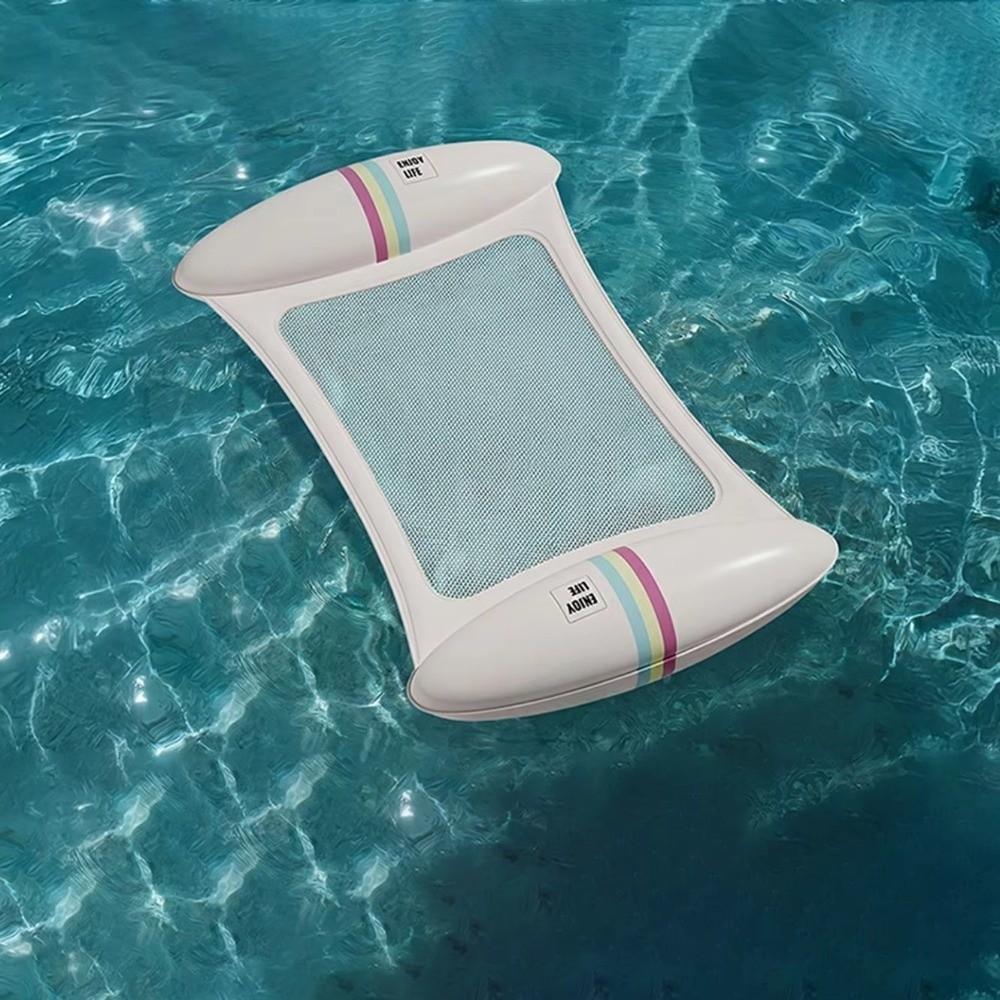 Mesh Seat Pool Float Floating Raft Pool Lounger Float Durable Adults Swimming Float Bed