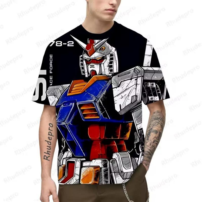 Trend Tee Shirt Men T-shirt Short Cosplay Tops Oversized Clothing T-shirts Hip Hop Y2k