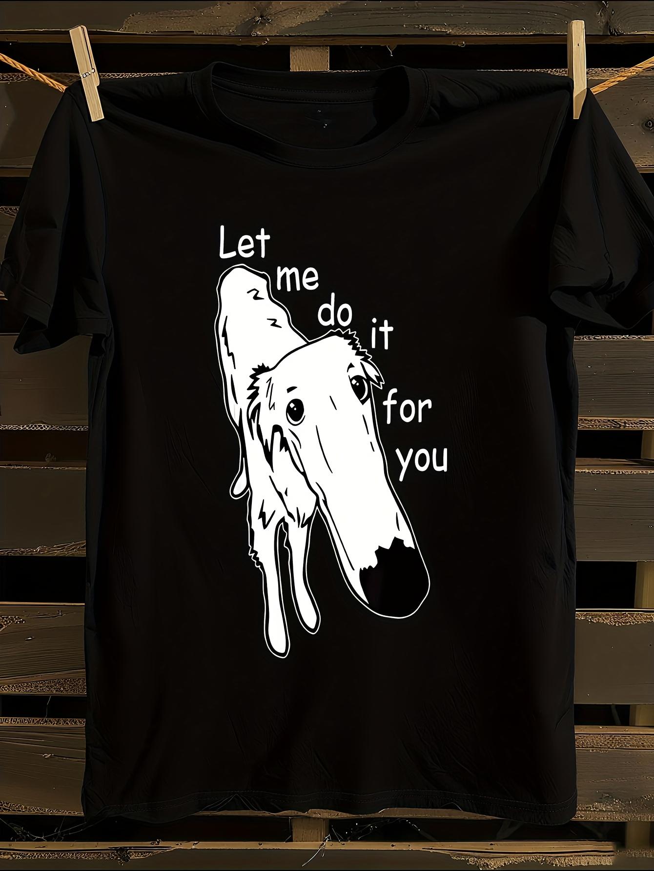 Funny Borzoi Dog Meme T-shirt L