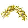 Winter Jasmine Wreath Front Door Decorative Lifelike Lively for Living Room Home