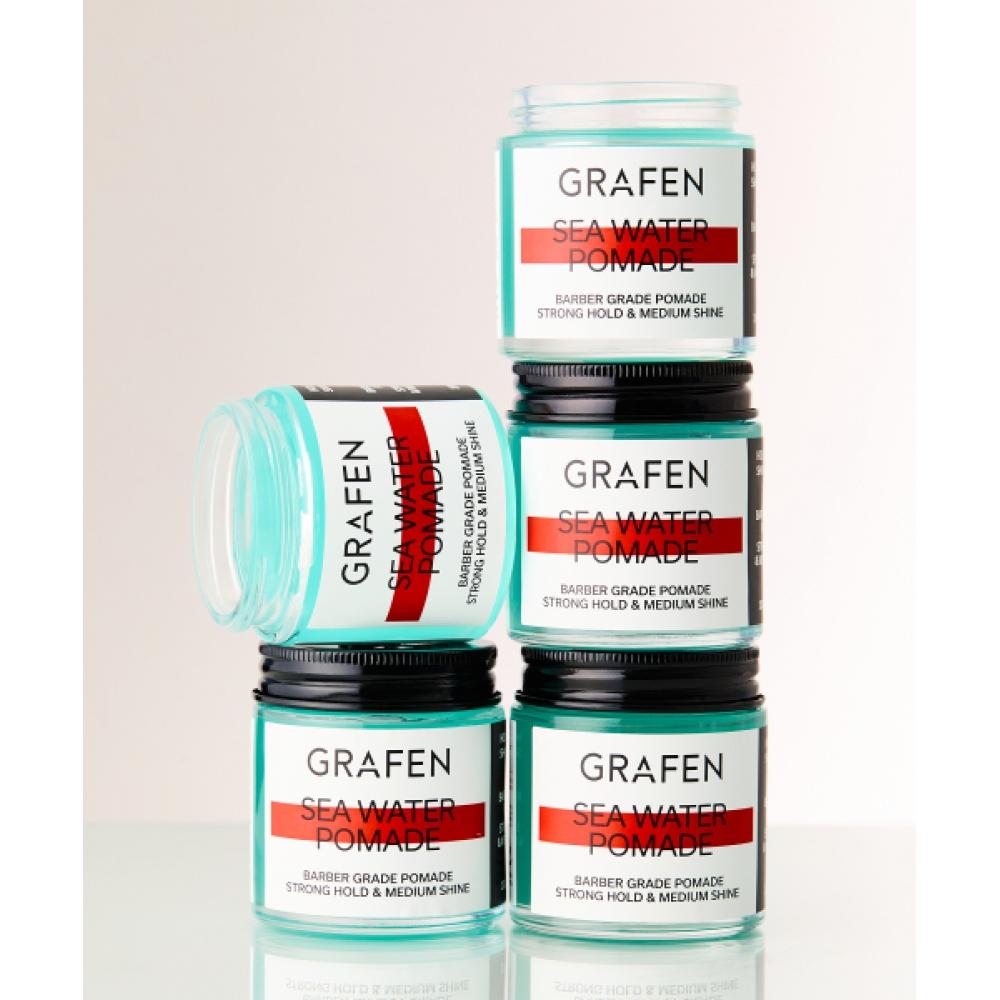 Grafen Seawater Pomade Sea You Styling Set  pomad+spray+Pomade Bits 