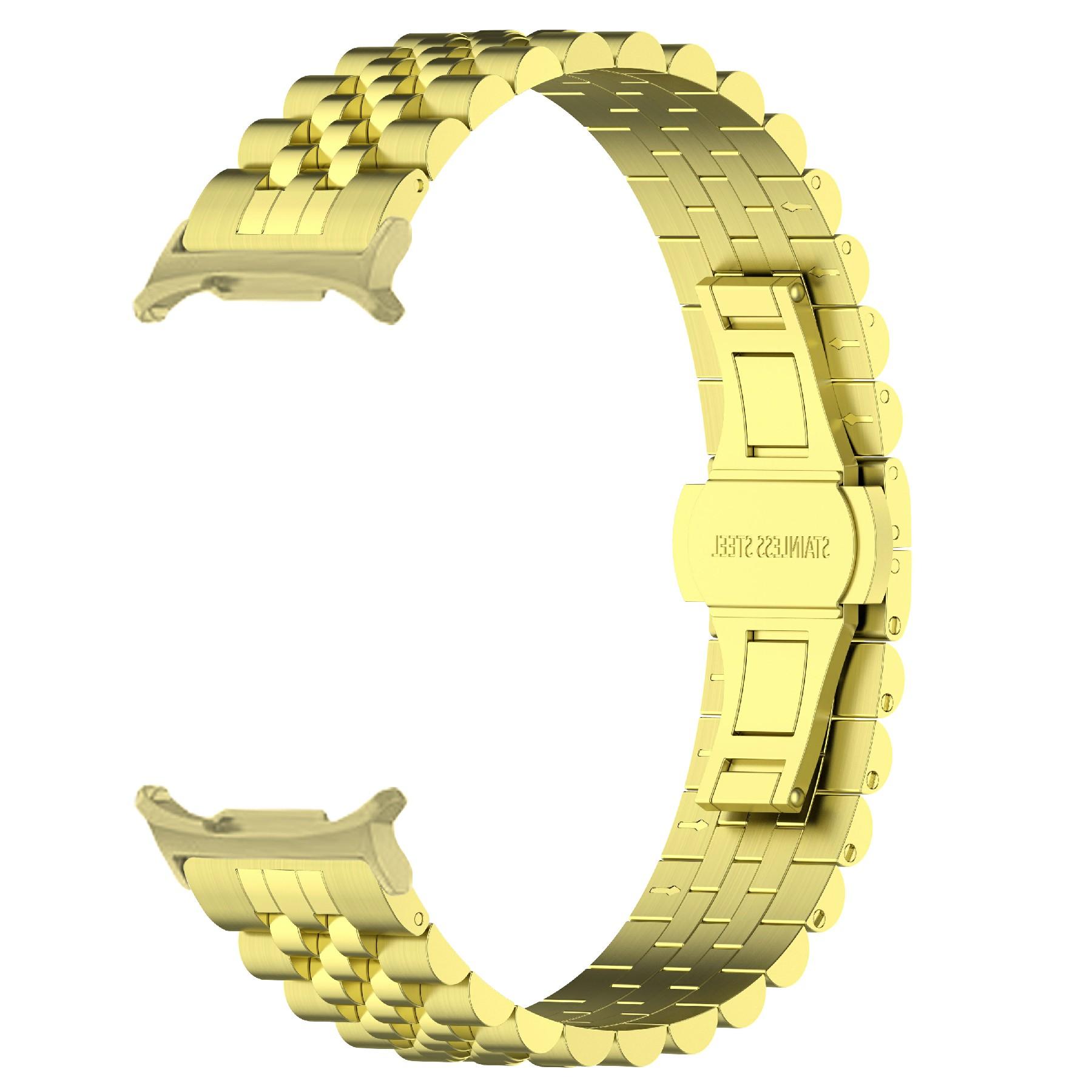 For Samsung Galaxy Watch Ultra 47mm Watch Band Stainless Steel Strap with Band Removal Tool D