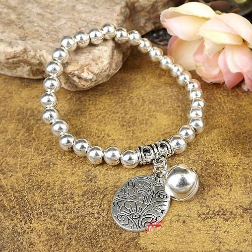 Ethnic style jewelry, featuring Nepalese retro fashion Miao silver thin bracelet