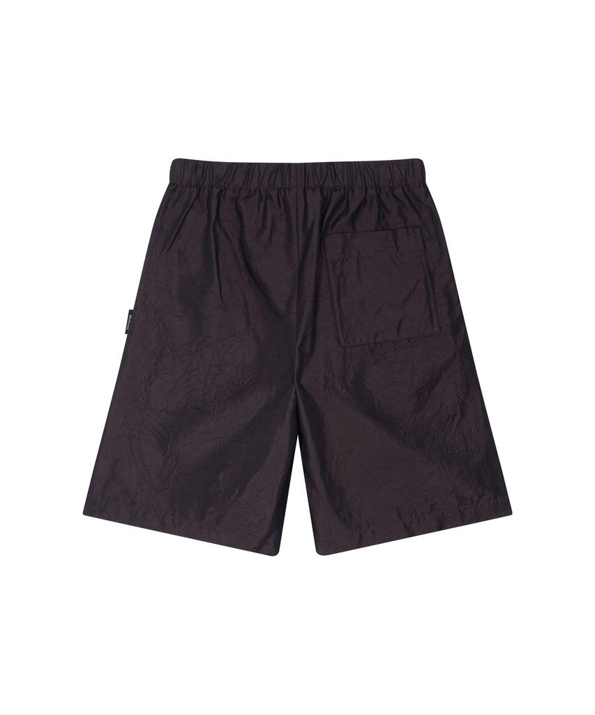 Millakodeu Wild Crease Bermuda Pants - Brown