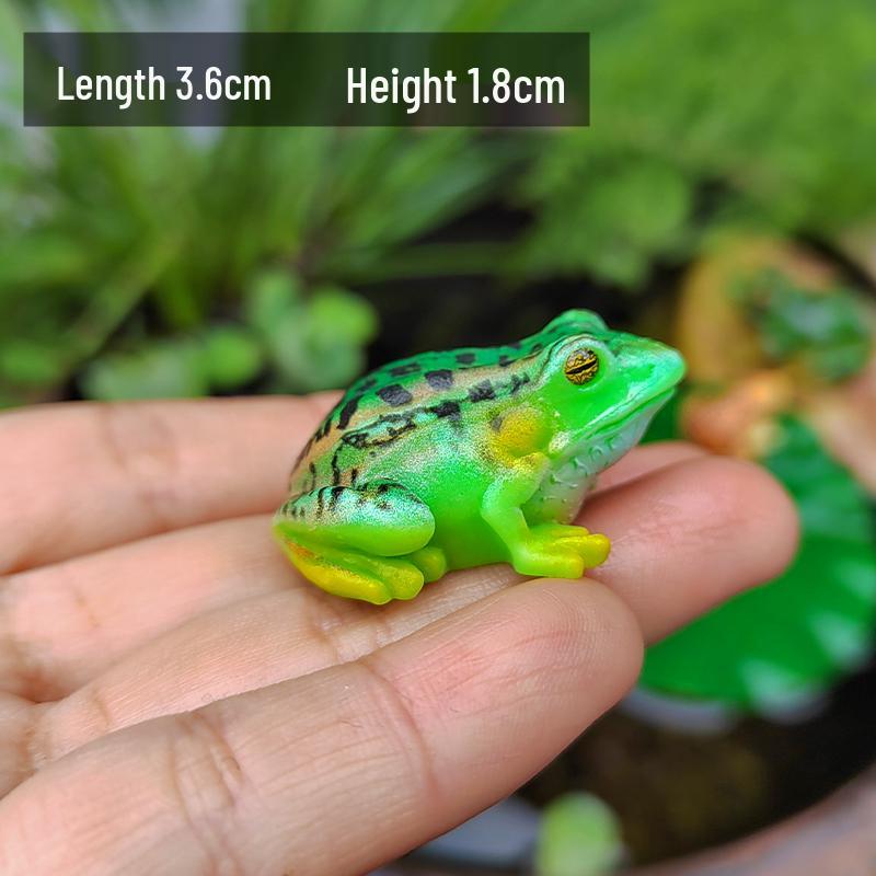 Creative Micro Landscape Frog Ornament for Fish Tank and Bonsai Decoration