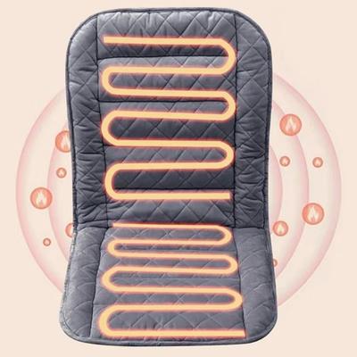 Winter Electric Heating Cushion Comfortable Removable Office Chair Cushion 3 Speed Temperature Warm Back Heated Seat Seat Mat