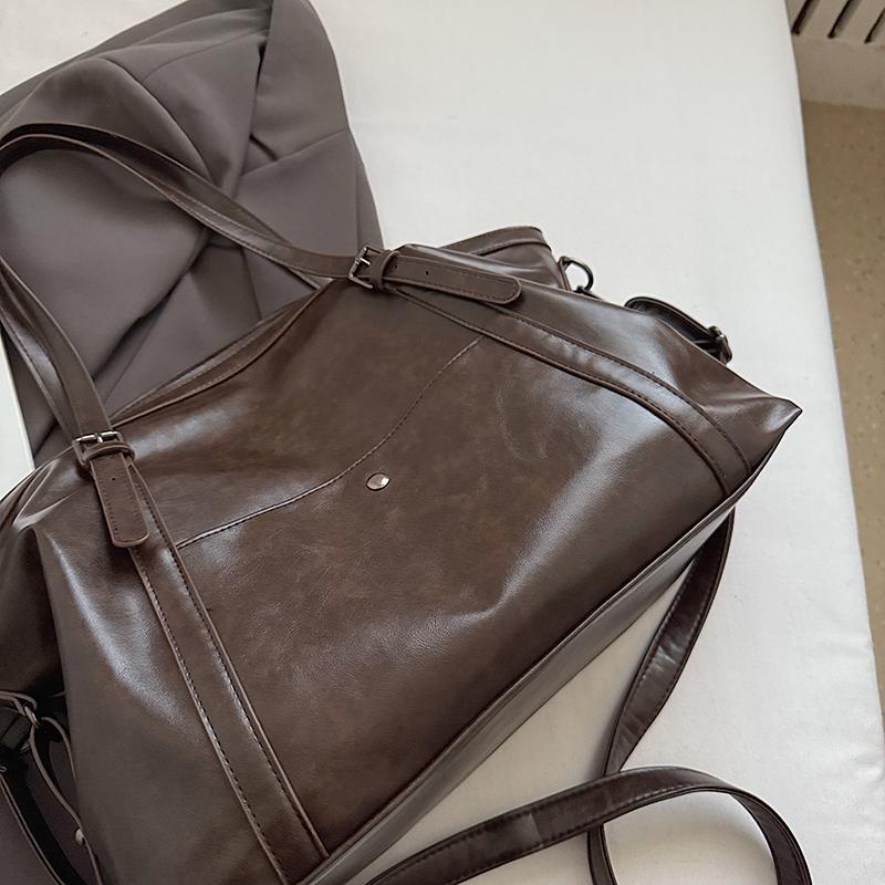 Quality Retro Big Tote Bags For Women 2026 Winter New Large Capacity Shopper Shoulder Crossbody Bag Practical Designer Handbags