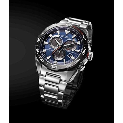 CITIZEN PROMASTER Eco-Drive Radio-Controlled Watch (Silver/Business/Waterproof/Men's) CB5034-82L LAND Series Citizen Radio-Controlled Solar Watch