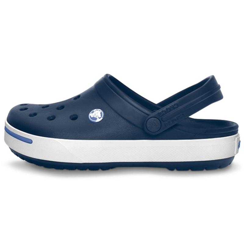 

Crocs Crocband EVA Non-slip and Abrasion Resistant Sports Sandals Unisex Blue and White 48-49
