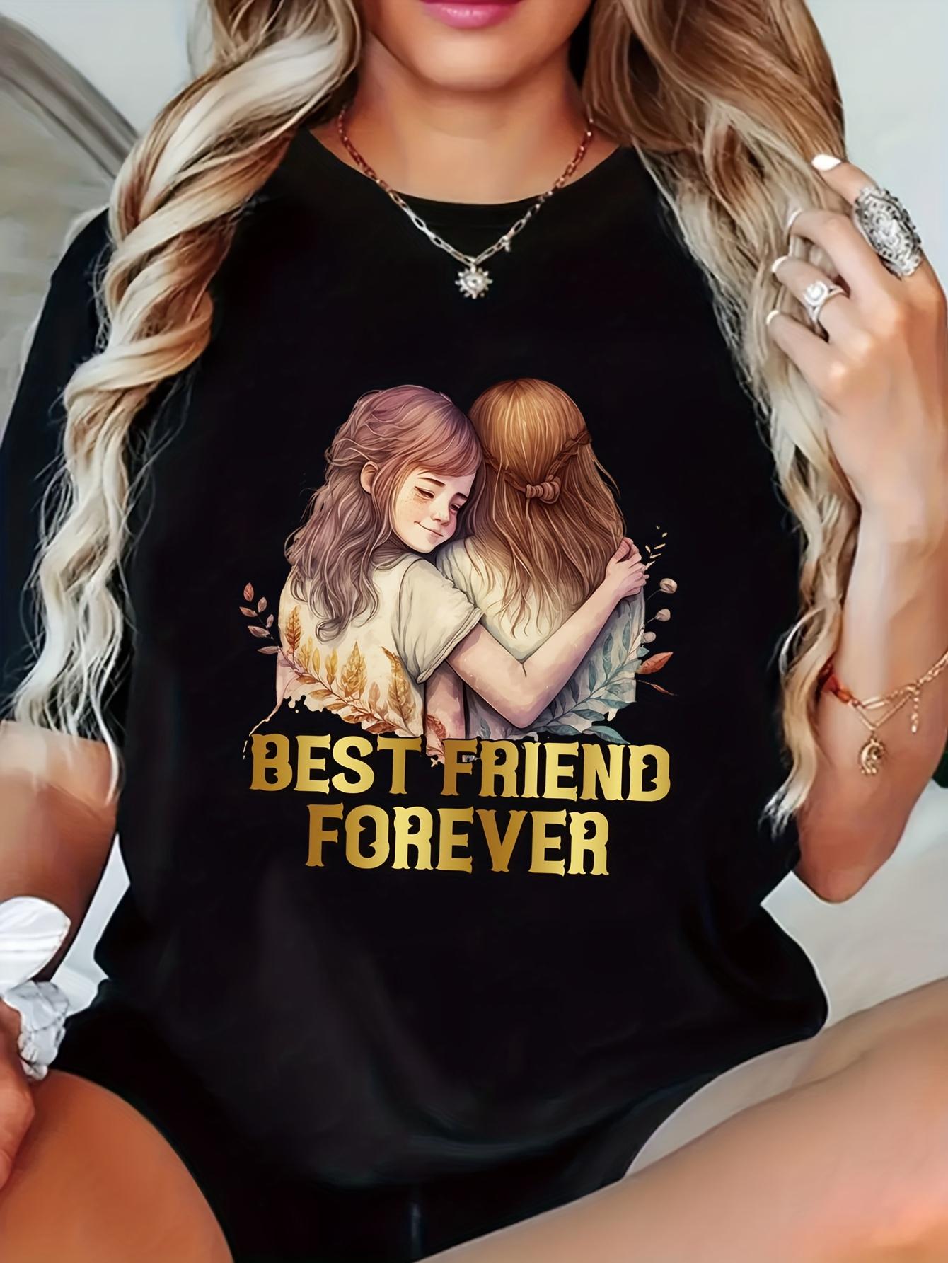 Best Friends Forever Graphic T-shirt M