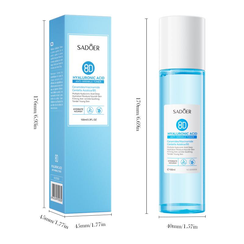 Hyaluronic Acid Anti-Wrinkle Toner SADOER8D Moisturizing Firming Moisturizing Water