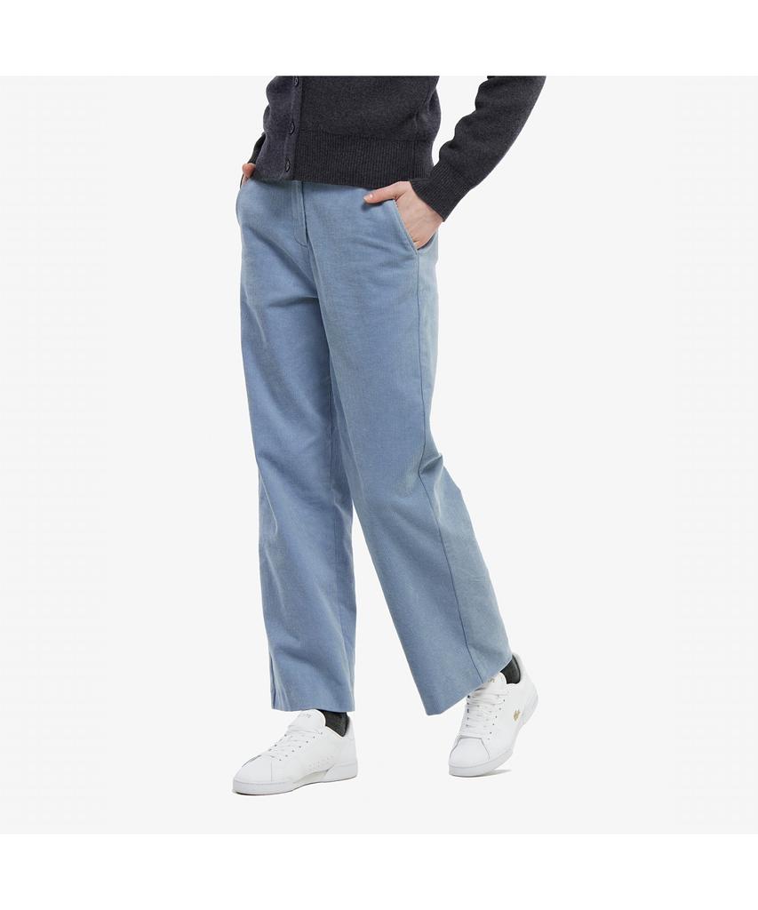 LACOSTE Women'S Semi-Wide Casual Corduroy Pants Hf625E-55N Hbp