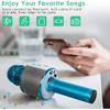 Wireless Bluetooth Karaoke Microphone for Kids, 5-in-1 Portable Handheld Karaoke Mic Speaker Player Recorder with Adjustable Remix FM Radio
