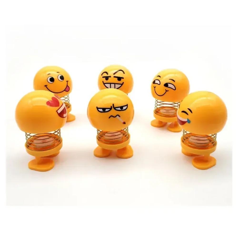 Spring Bobblehead Doll Car Decoration Cute Toy Simulation Lovely Dashboard Ornament for Car Styling and Interior Decor