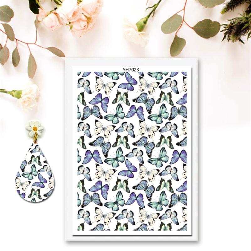 Clay Transfer Paper Water Soluble Clay Transfer Paper for Clay Earrings Making