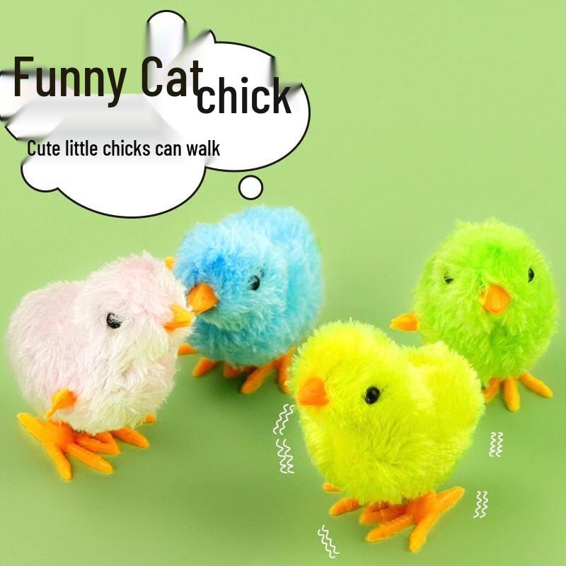 

Sanhe Pet Linen Fish & Wind-Up Chick Cat Toy Bundle