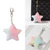 Lovely Heart Keychain Pendant Butterfly Cell-Phone Charms Plush Star Pom-Pom Bag Charms Car Keyring Decoration for Girl