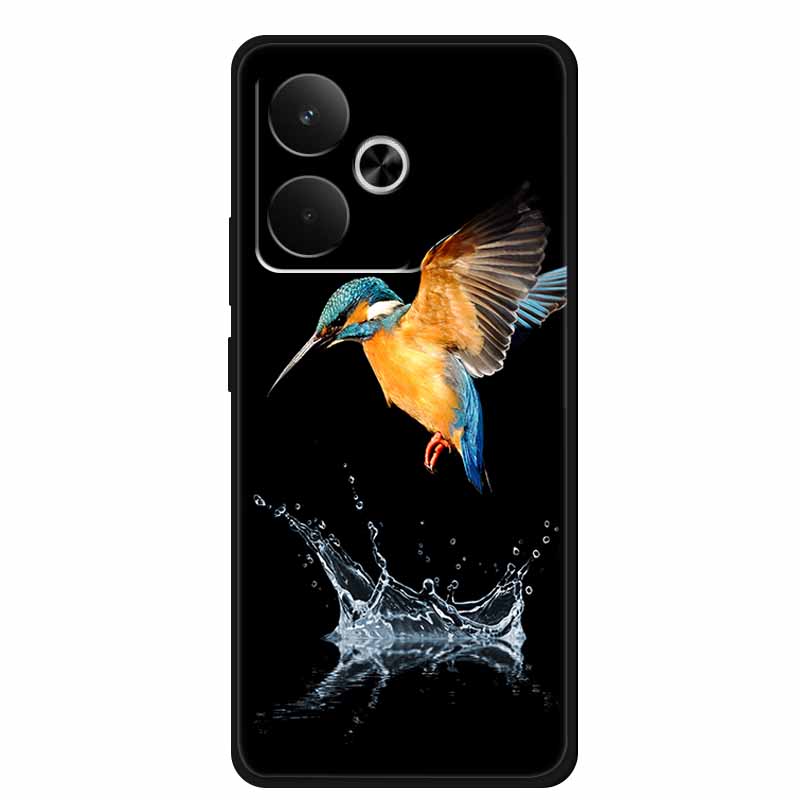For Realme GT7 GT 7T Phone Case 7 T Bag Black Silicone Soft Back Cover Case For Realme 14 4G 15 Pro Cases Coque Protective Shell