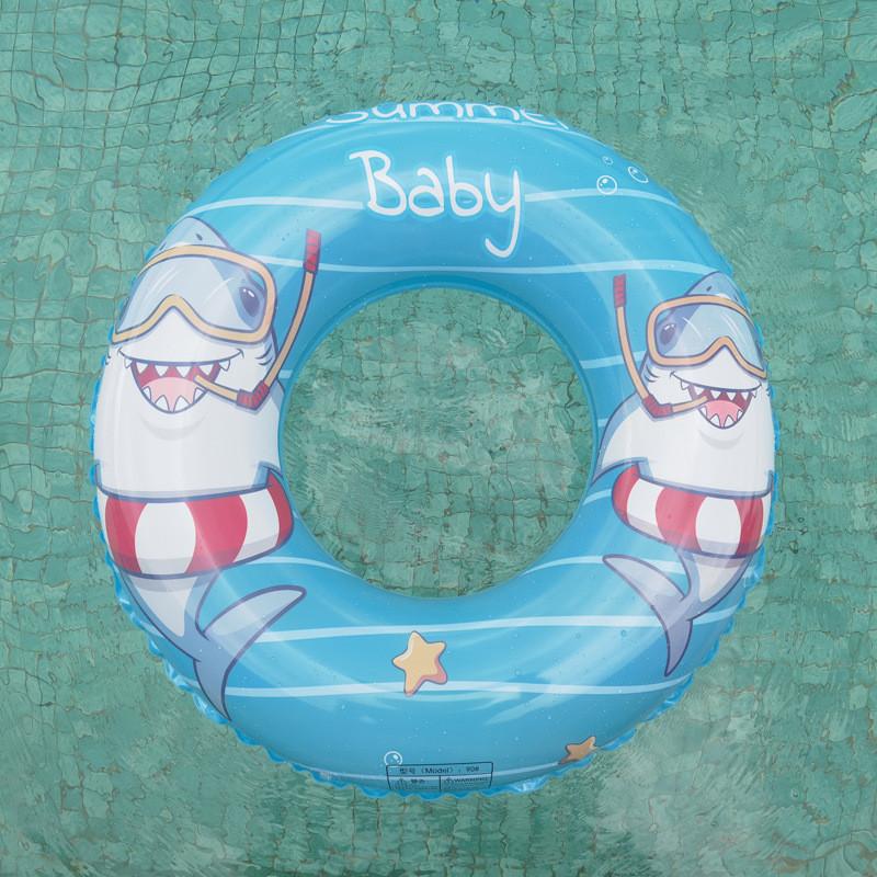 Anneau de natation gonflable en PVC épais 0,25 mm Dessin animé pour enfants Différents modèles 50/60/70/80/90 cm