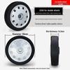 Universal Wheel Replacement for Luggage Suitcase: Leather Caster Rubber Roller Rim Repair Accessories