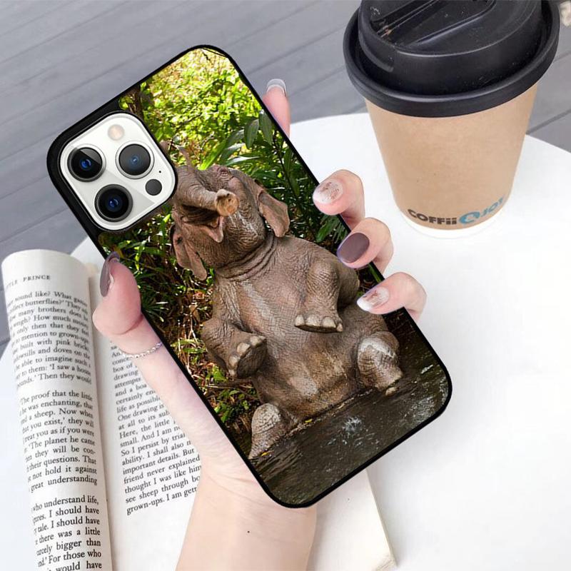 African Elephant Silhouette Phone Case For iPhone 17 Air 13 12 14 15 16  Cover For Apple Pro Max 6S Plus Coque