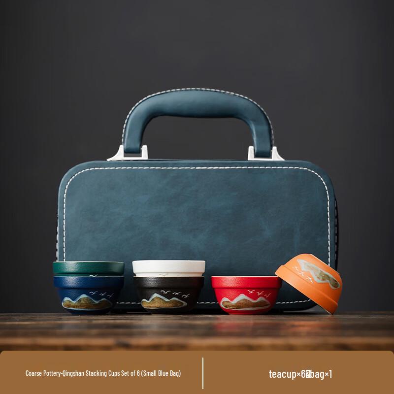 

New Chinese Style Ceramic Tea Cup - Green Mountain Flying Birds