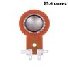 25.4Mm Tweeters Voice Coil Round Speaker Treble Coil Replacement Horn Titanium Film Copper Clad Alumium Diaphragm