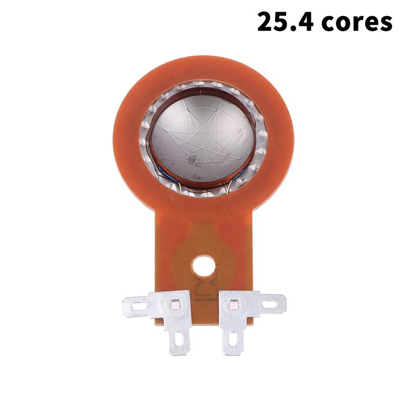 25.4Mm Tweeters Voice Coil Round Speaker Treble Coil Replacement Horn Titanium Film Copper Clad Alumium Diaphragm