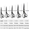 9-12 Inch Sewing Scissors: Manganese Steel, Soft Handle, for Household and Industrial Use