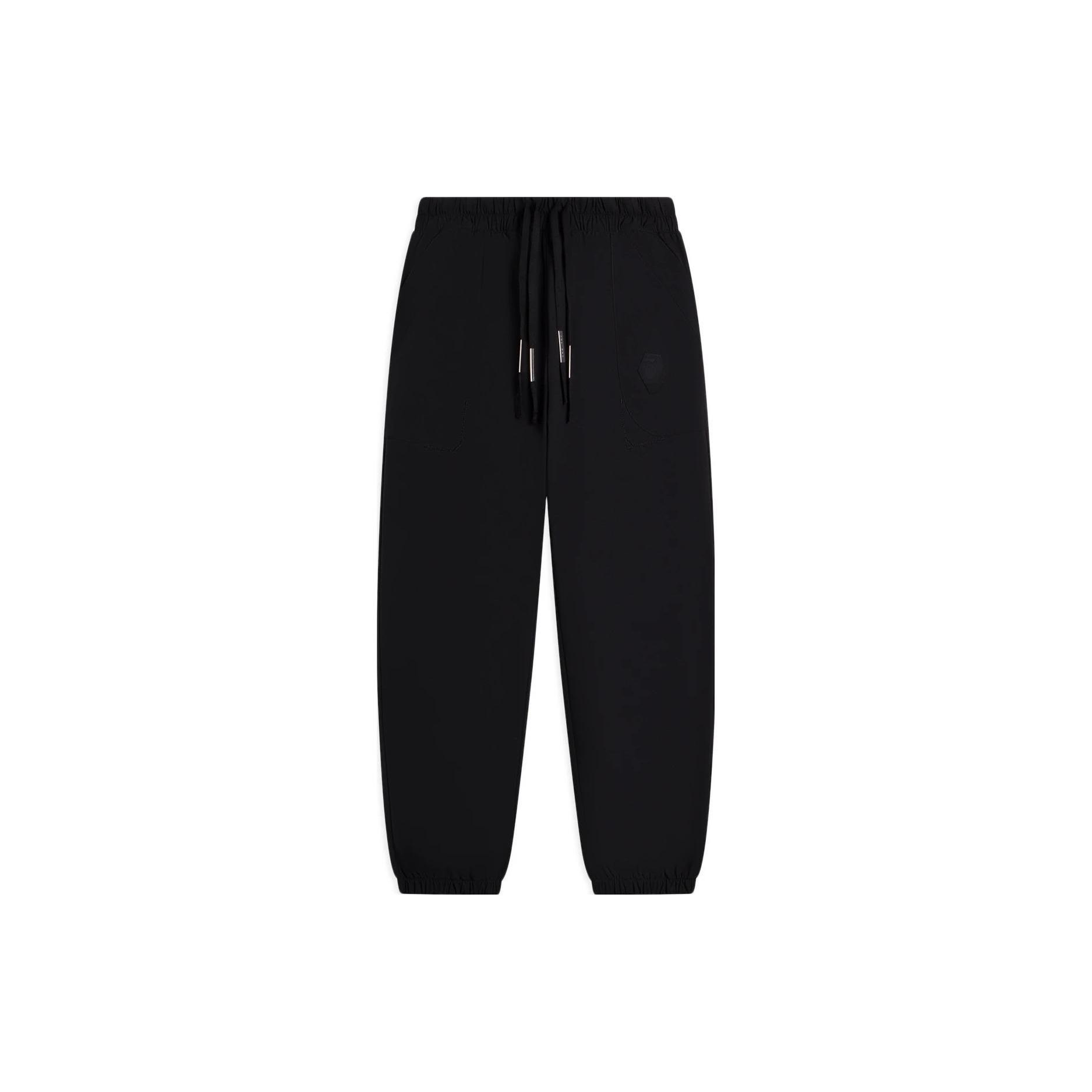 Li-Ning Embroidery Logo Joggers Sweatpants Black Men s AKXSA97-2 M