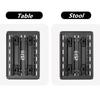 Adjustable Barbecue Desk Folding Table Portable Aluminum Alloys Folding Chair Outdoor Camping Desk Easy to Carry