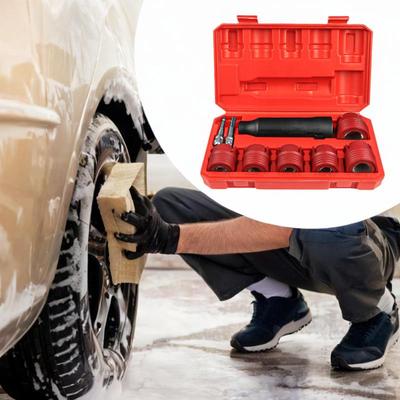 Automotive Wheel Stud Cleaner Tool Set Cleaning Pneumatic Use Removing Rust Debris for Car