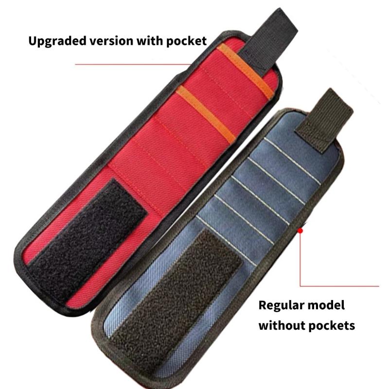 Convenient Adjustable Magnetic Wristband For Holding Small Tool Screws Nails DIYer Projects Men Women In Various Trades