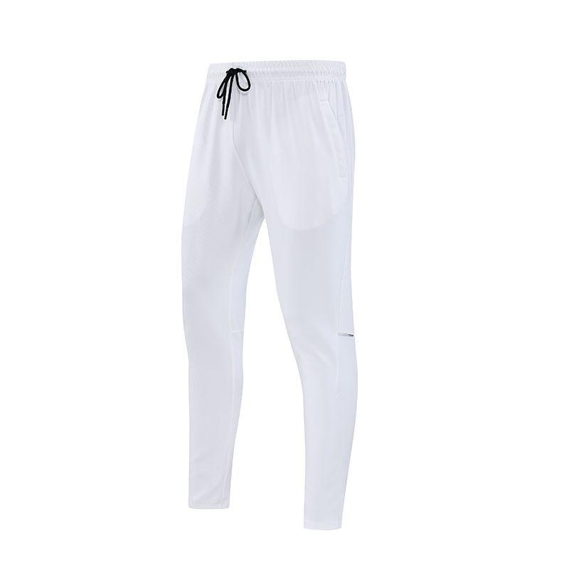 Men's Quick-Dry Elastic Sports Trousers for Autumn/Winter - Solid Color for Outdoor Running & Fitness