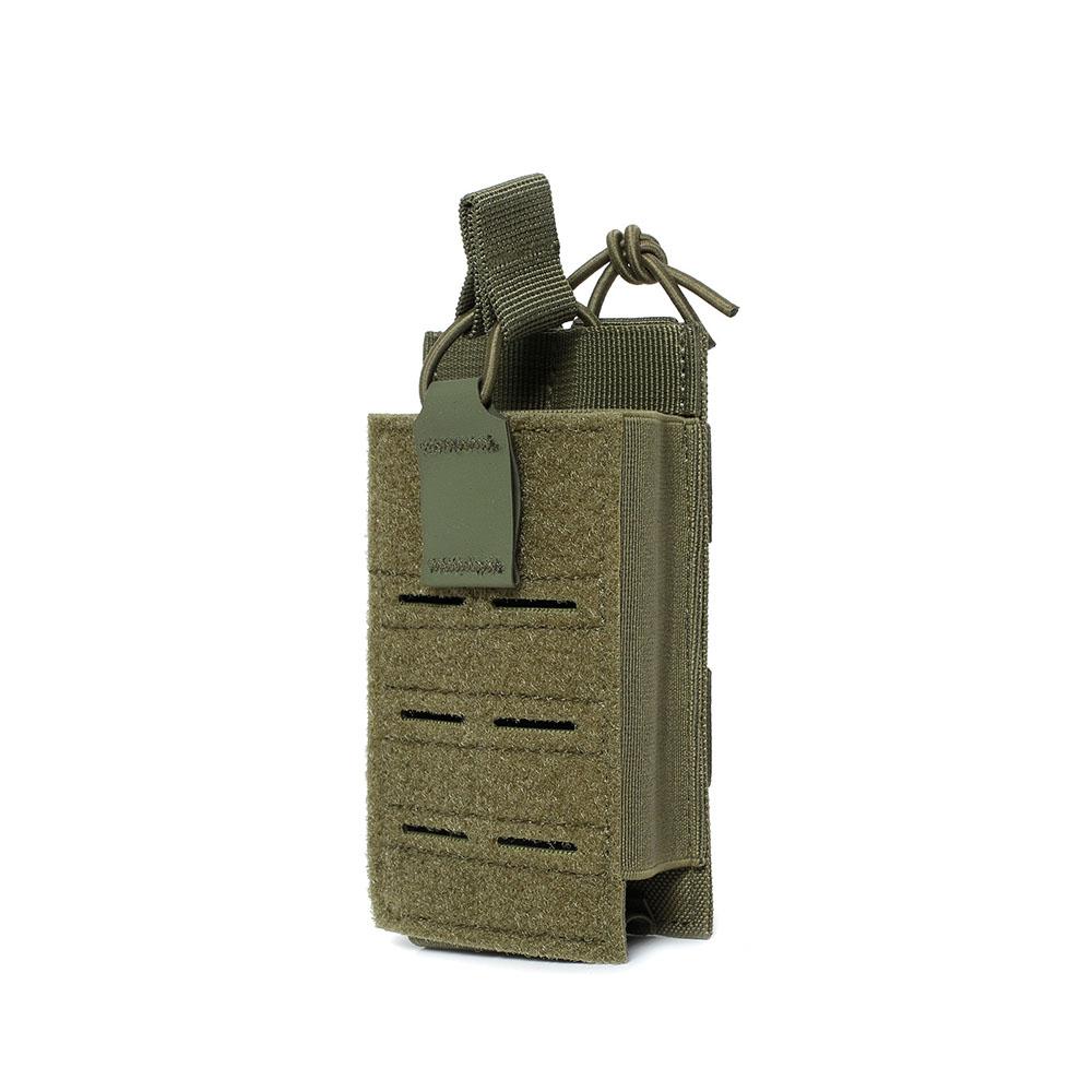 Tactical 5.56 Magazine Pouch for M4 M16 AR15 Molle  Holder Elastic Universal Walkie Talkie Pouch Radio Pack Bag
