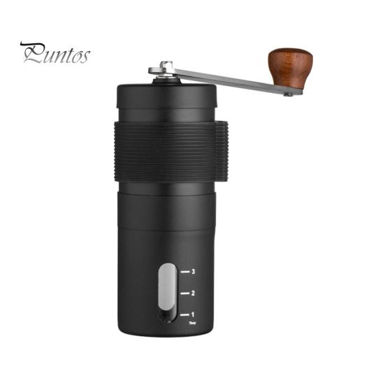 

Кофемолка из нержавеющей стали ручная кофемолка мини портативная кофемолка с точностью помола для домашнего офиса путешествия чёрный
