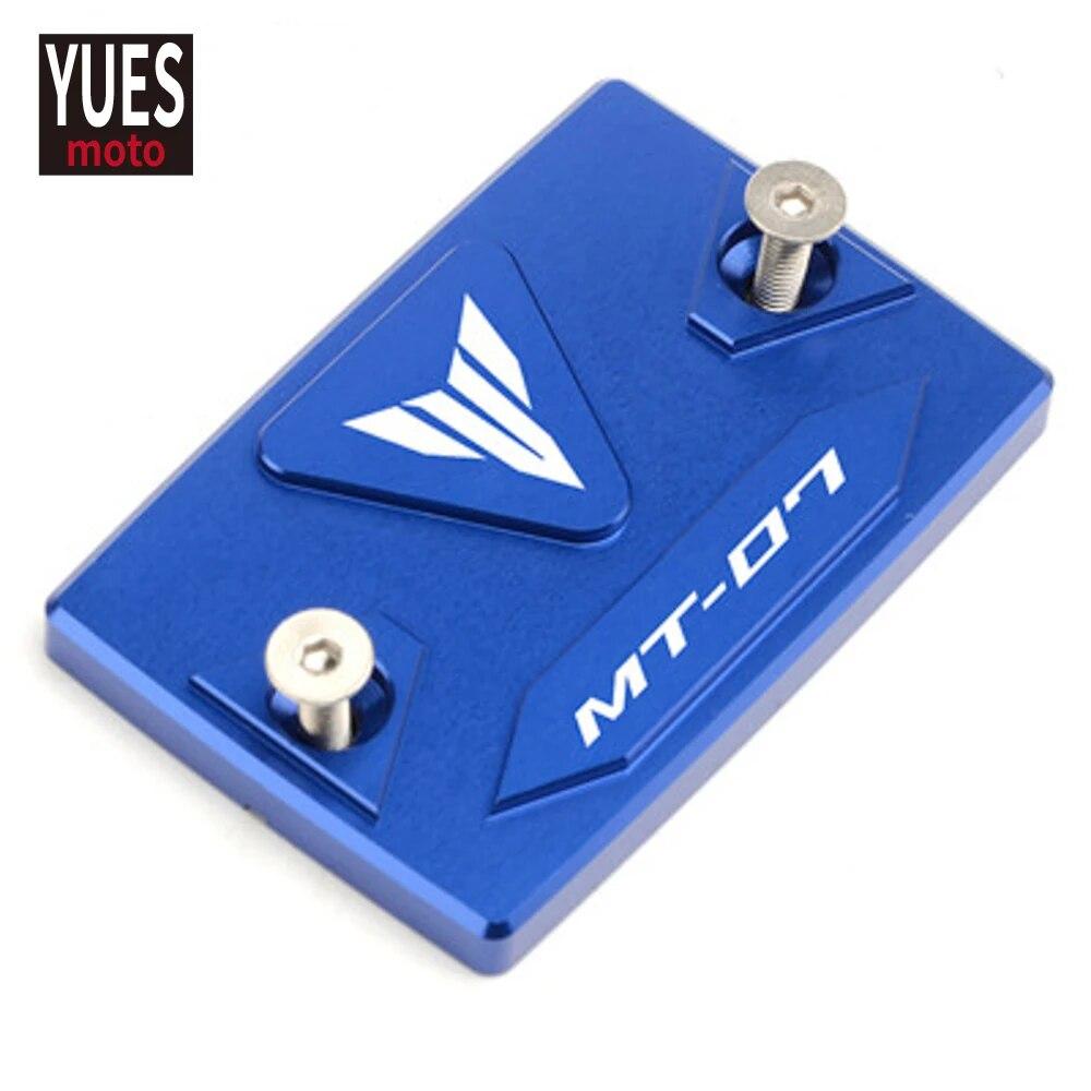 Motorcycle Accessories CNC Front & Rear Brake Fluid Cylinder Master Reservoir Cover Cap For Yamaha MT-07 MT 07 Mt07 2014-