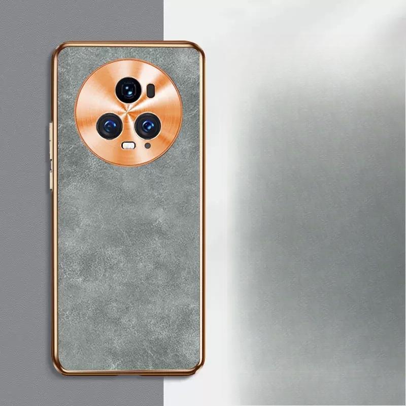 Suitable for Huawei Mate50pro Mobile Phone Case Sheep Bar Skin Electroplating Full Coverage Anti-fall Honor 80pro Metal Lens Men