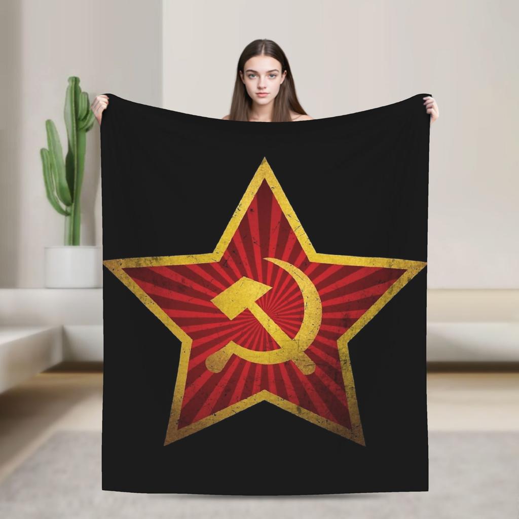 Lenin Joseph Stalin Super Warm Blankets Kids Adult Plush Throw Blanket Funny Couch Chair Flannel Bedspread Sofa Bed Cover