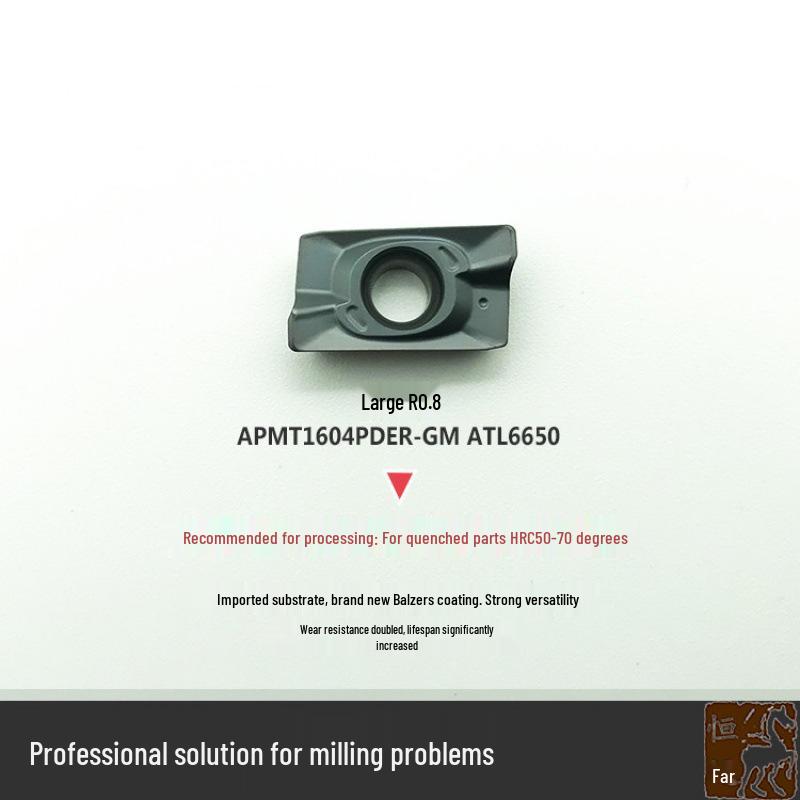 H2 Stainless Steel & Cast Iron CNC Face Milling Cutter with APMT1135PDER1604 Inserts