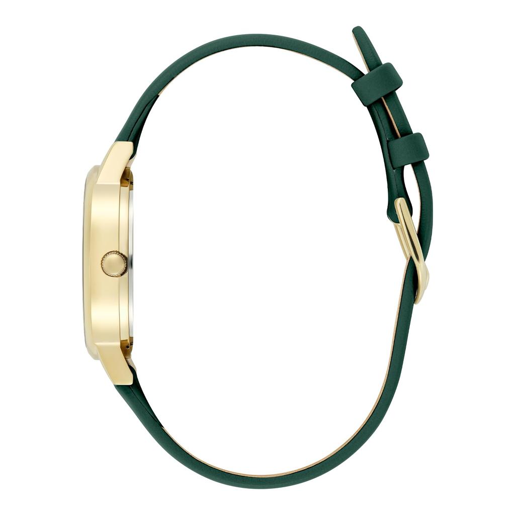 Authorized Dealer Olivia Burton Watch Illustrated Floral Forest Green Leather 30mm 24000360 [OLIVIA BURTON] Women's [SIGNATURE]