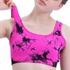 Seamless Tie-Dye Yoga Sports Bra with Stylish Back Design