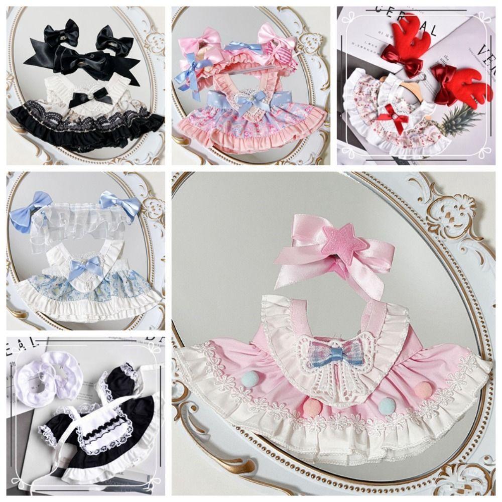 Doll Accessories 20cm Cotton Doll Clothes Kawaii Cotton Doll Skirt  Idol Star Doll